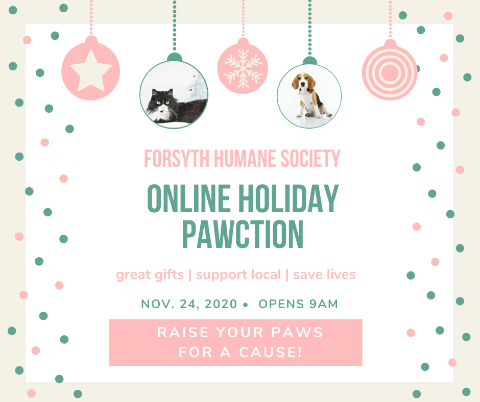 2020 Holiday Pawction - Forsyth Humane Society