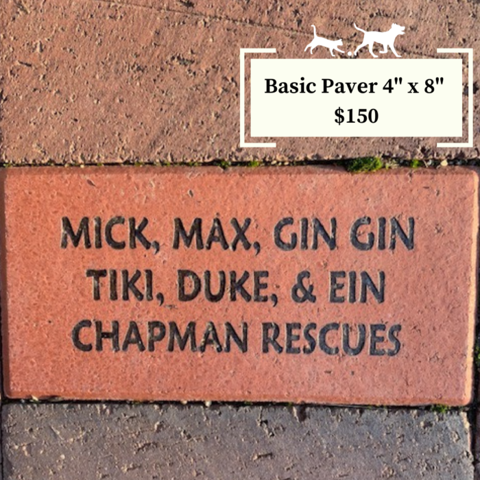 premium 8" x 8" bluestone commemorative brick paver