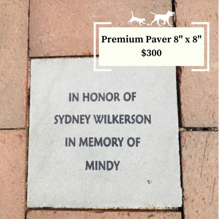 4" x 8" commemorative brick paver